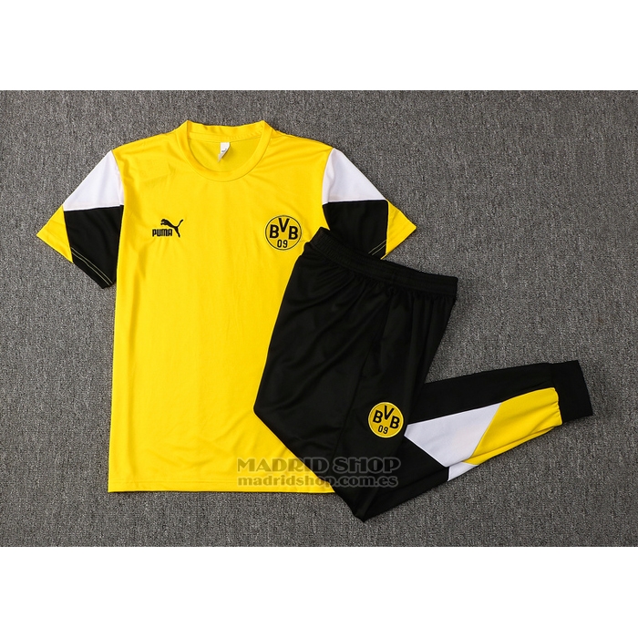 Chandal del Borussia Dortmund Manga Corta 2021-2022 Amarillo